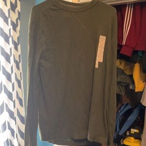 St. John's Bay Olive Long Sleeve Tee